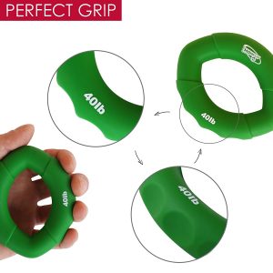 Hand and forearm grip strengthener rings 30-100lbs