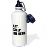 Eat. Sleep. Jiu Jitsu. Sports Water Bottle